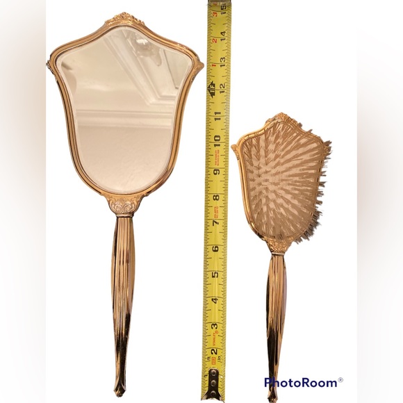 Vintage Brush + Hand Mirror from 1920 - Picture 2 of 4